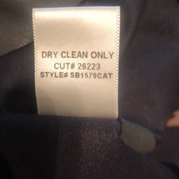 Nordstrom Leather like gray skirt w/pockets 4 - Picture 4 of 4